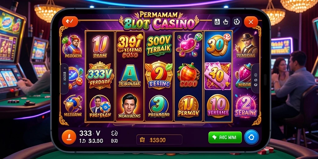 Screenshot gameplay 333V menampilkan keseruan bermain Slot yang mendebarkan.