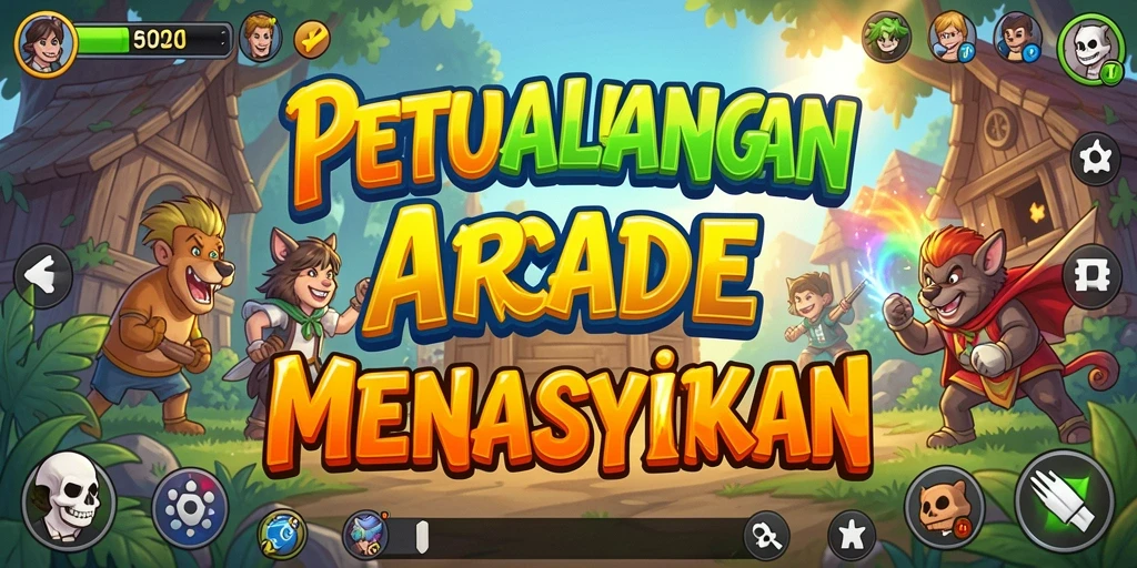 Screenshot utama <strong>5ZK</strong> menampilkan gameplay dinamis dan rintangan yang penuh warna.