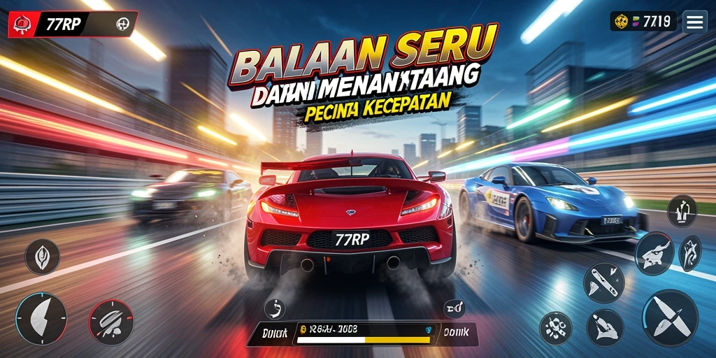 Gameplay Racing yang mendebarkan di 77RP dengan grafis luar biasa.