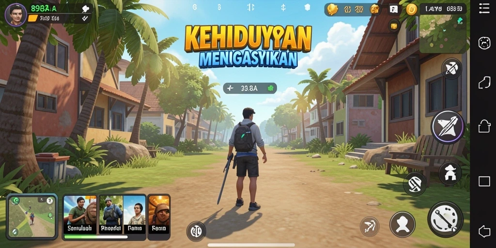 Tampilan gameplay 898A yang menarik dengan berbagai interaksi.