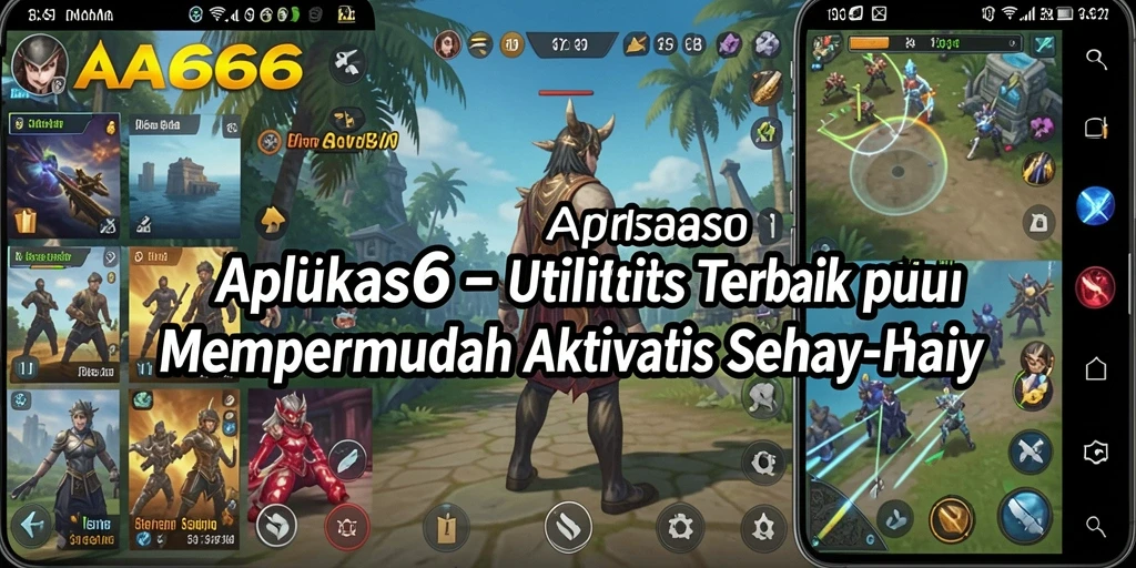 Tampilan antarmuka aplikasi AA666 yang bersih dan mudah digunakan.