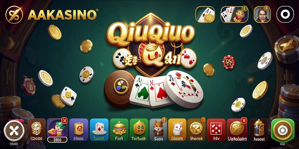 Gameplay seru QiuQiu di AAKASINO yang menantang.
