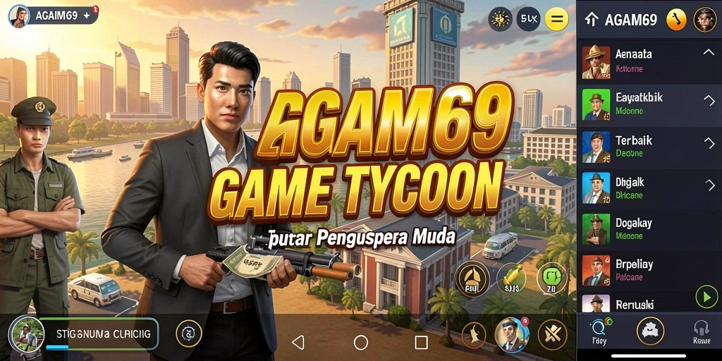 Tampilan gameplay AGAM69 yang menarik dan interaktif.