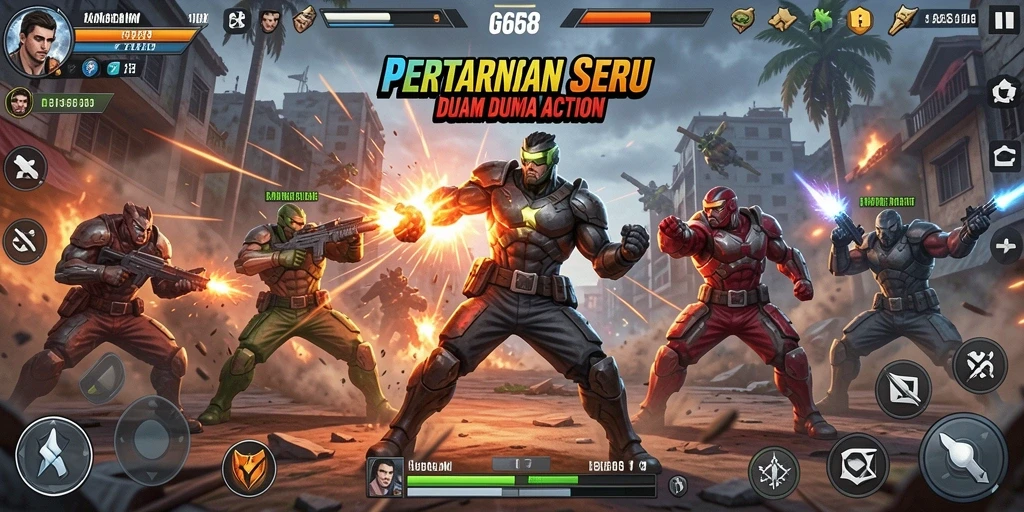 Tampak aksi seru dalam gameplay G668 yang mendebarkan.