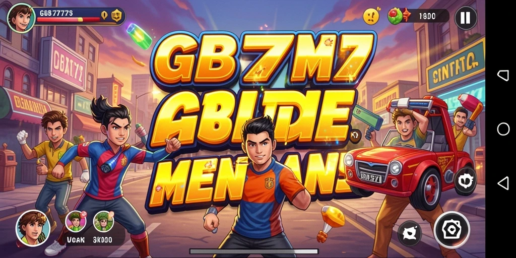Tangkapan layar utama GB777 menunjukkan aksi seru gameplay Arcade.