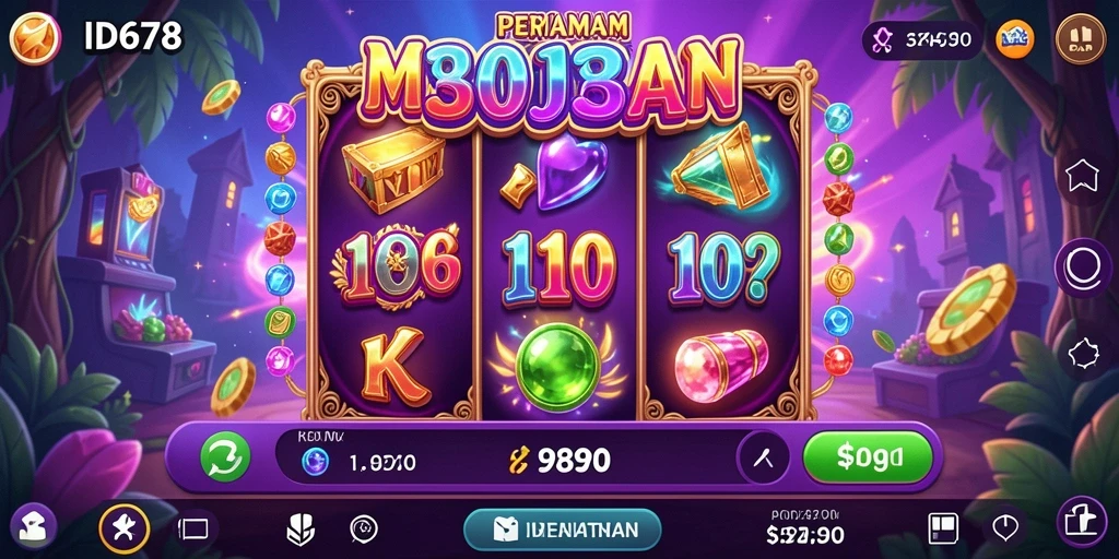 Screenshot gameplay <strong>ID678</strong> menampilkan desain slot yang menarik dan interaktif.