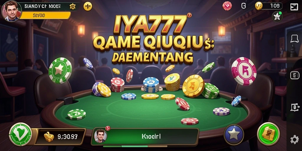 Tampilan menarik saat bermain QiuQiu di IYA777.