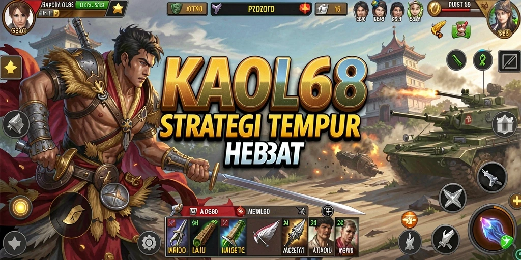 Tampilan gameplay menegangkan dengan taktik strategi mendalam.