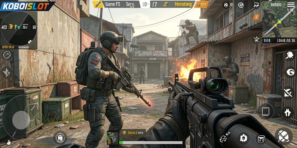 Gameplay KOBOISLOT yang mendebarkan dan penuh aksi.