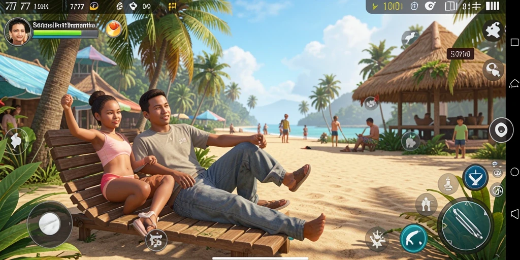 Screenshot utama L777 menunjukkan gameplay yang sederhana dan mengasyikkan.