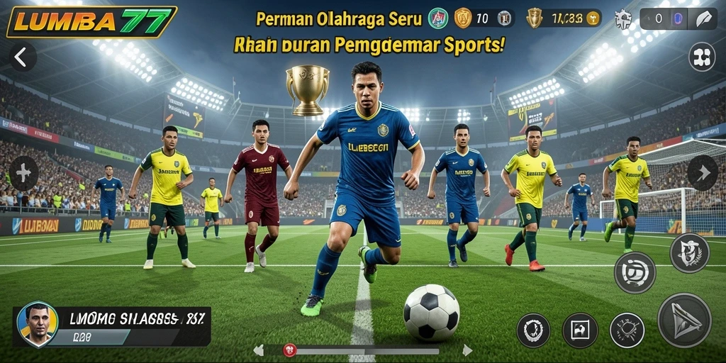 Tampilan gameplay seru dan interaktif di LUMBA77.