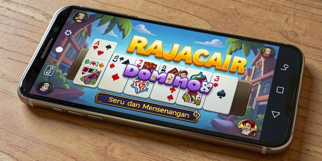 Tampilan gameplay seru dalam permainan Domino RAJACAIR.