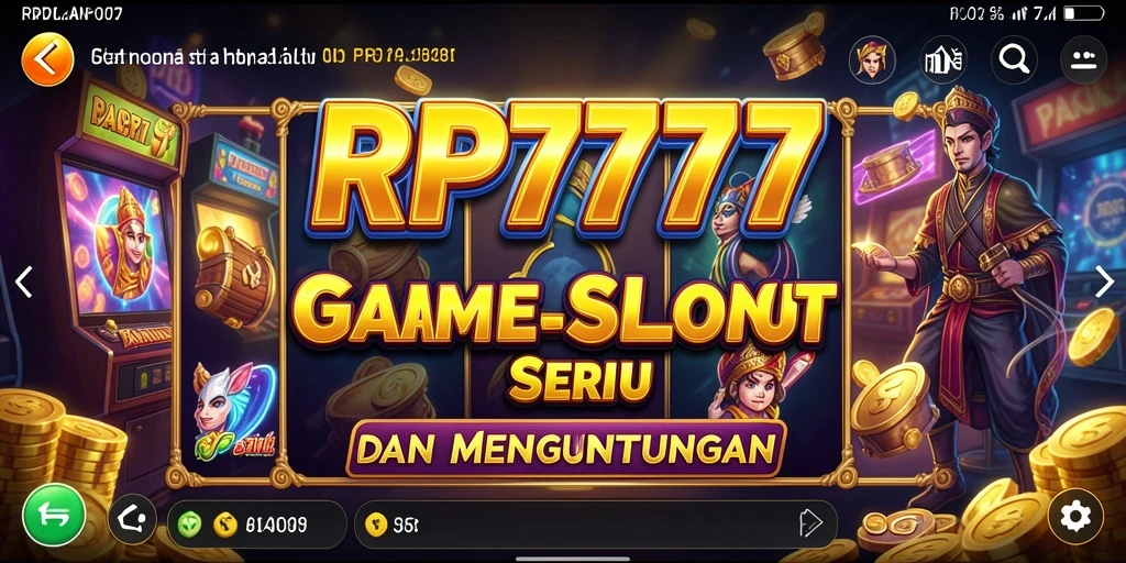 Tampilan gameplay RP777 yang menarik dan penuh warna.