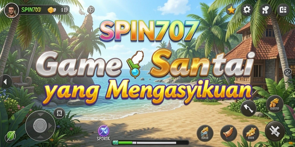 Tampilan gameplay menarik dari SPIN707 yang penuh warna.